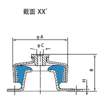 橡胶减震器-S.C.P.MOUNTING(图1)